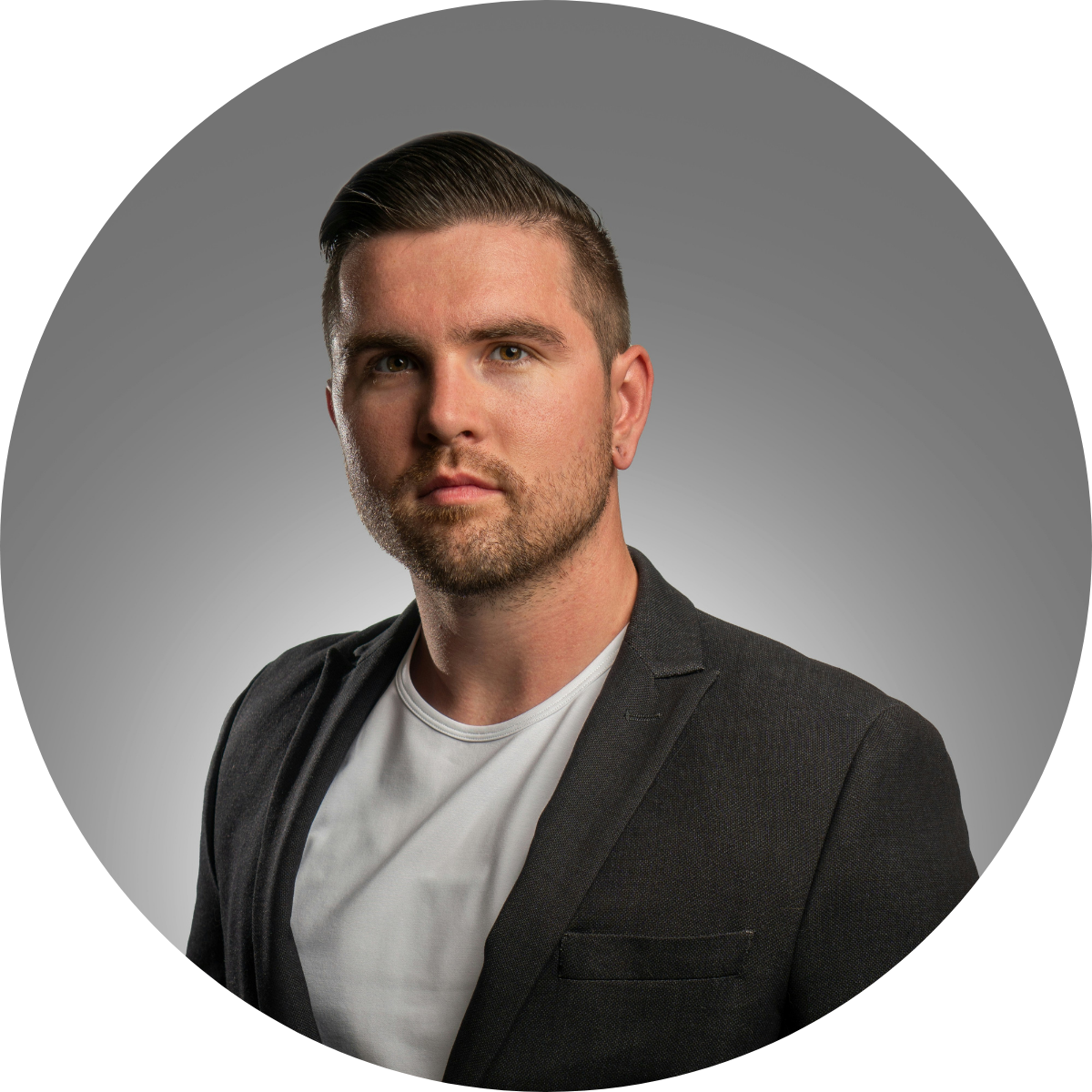 Professional headshot of client 2 named Joe Bloggs