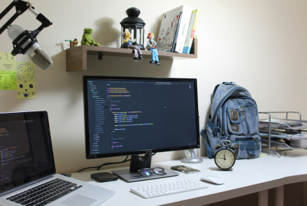 My workstation where I create designs